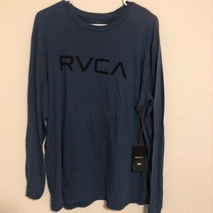 *NEW* Blue RVCA Long Sleeve T-Shirt